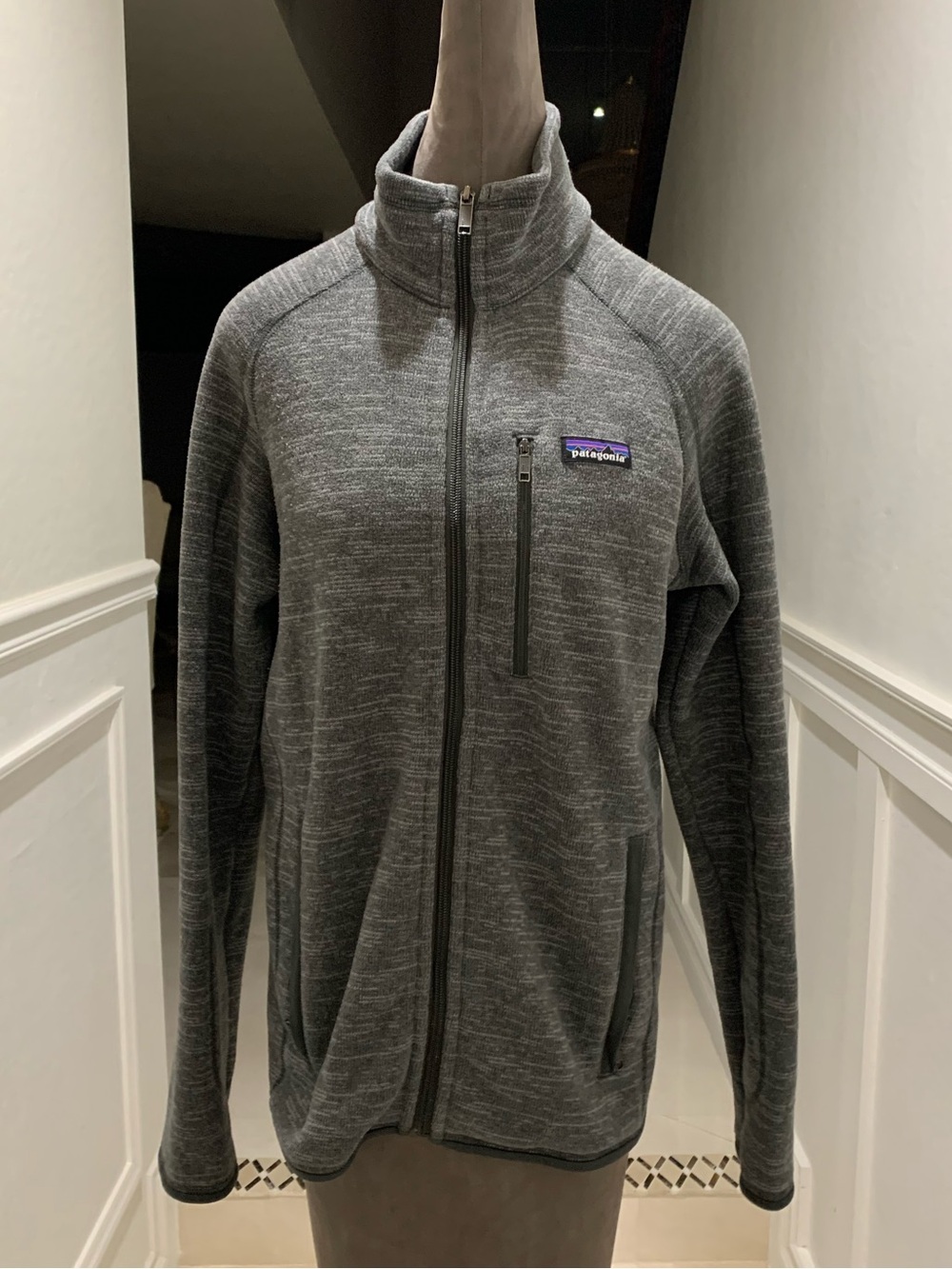 Patagonia Better Men's Heather Gray Full-Zip Lightweight Jacket  Size S